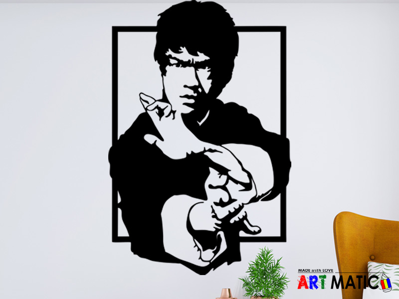 Bruce Lee zidna dekoracija