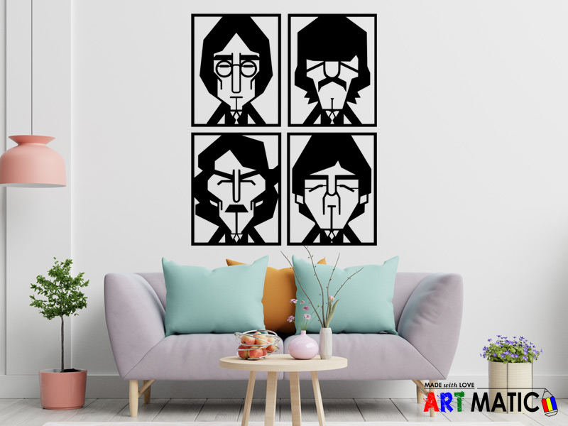Zidna-dekoracija---The-Beatles Zidna dekoracija The Beatles
