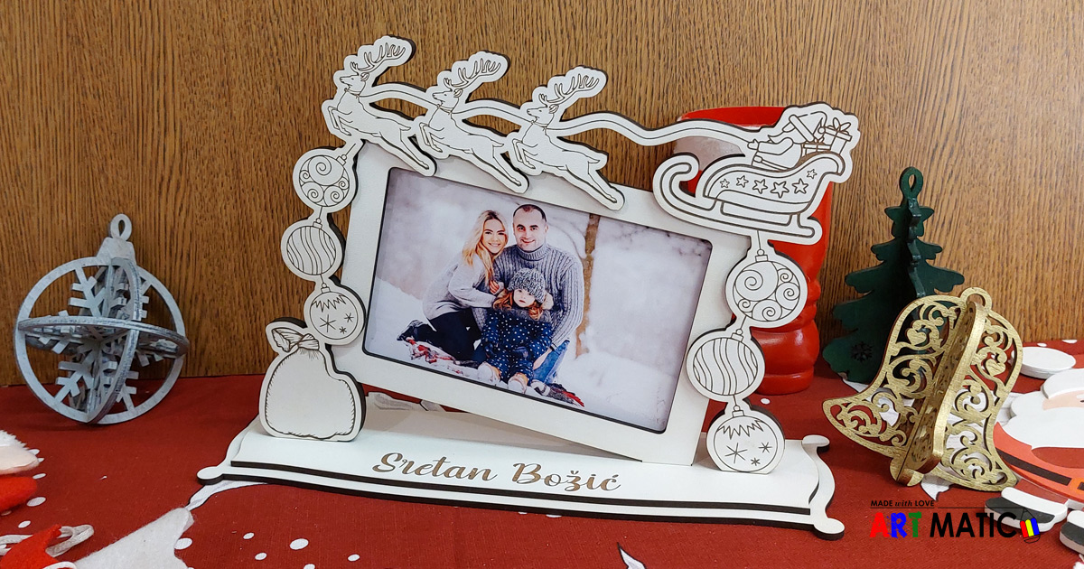 Personalizirani okvir za sliku – Božićna čestitka