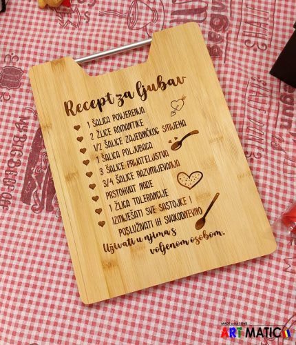 Daska za rezanje - Recept za ljubav