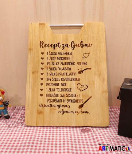 Daska za rezanje - Recept za ljubav