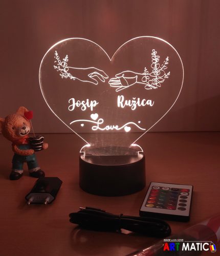LED lampa - Pruži mi ruku