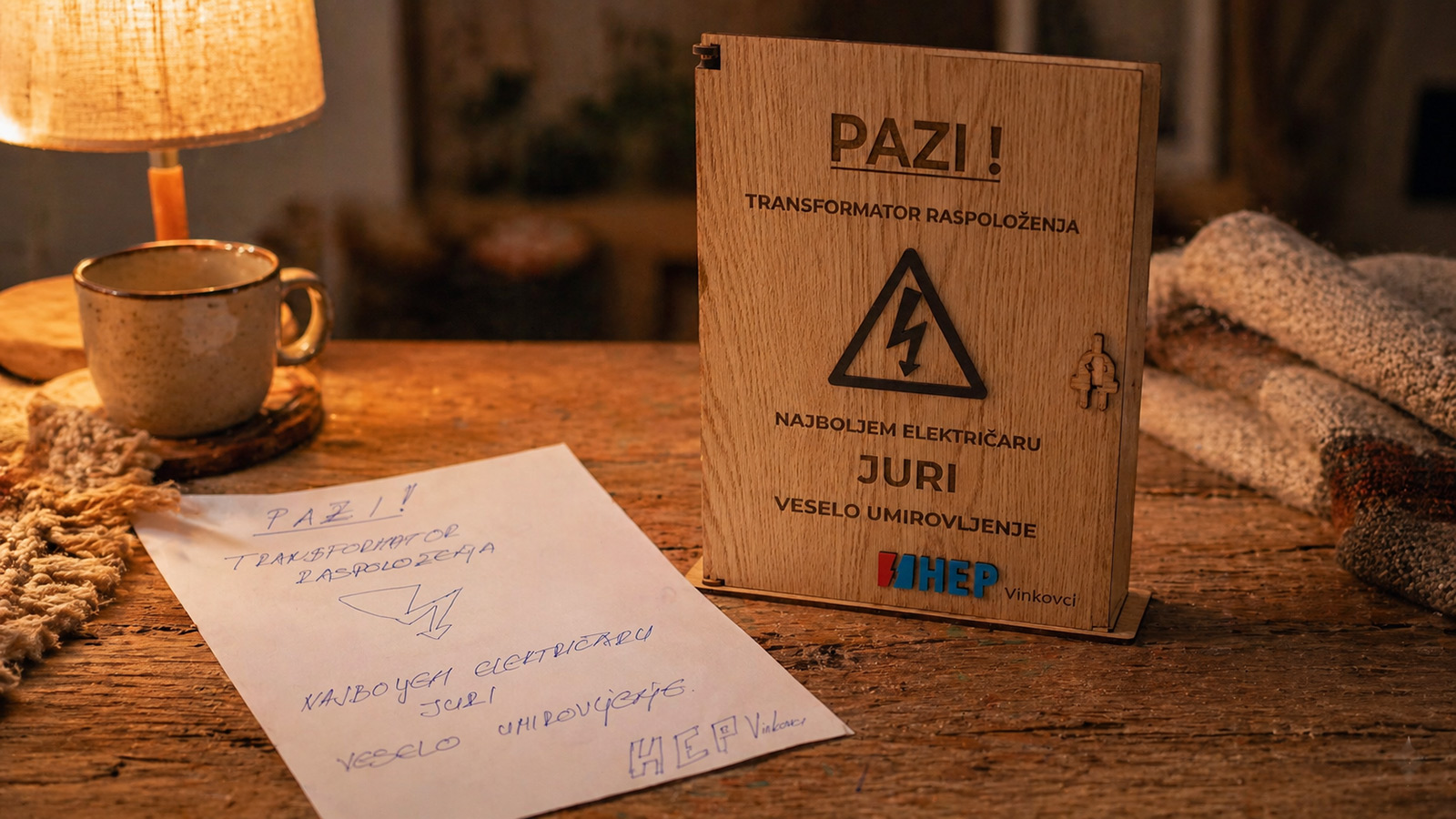 personalizirani drveni poklon